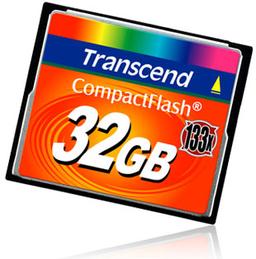 Вышла самая емкая карточка Transcend — 32-ГБ 133X CompactFlash Card